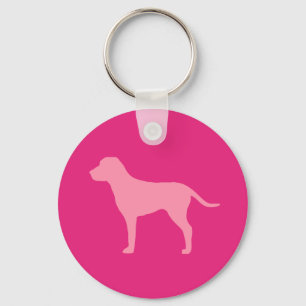 Chaveiro Cachorro Rosa