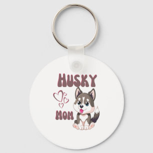 Chaveiro Cachorro rouco Mãe Kawaii Puppy Puppy Engraçado de