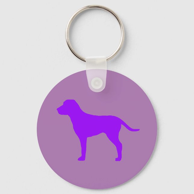 Chaveiro Cachorro Roxo (Frente)