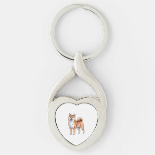Chaveiro Cachorro Shiba Inu - Bonito e Feliz