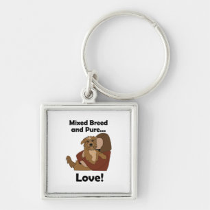 Chaveiro Cachorro SRD Raça Mista Amor Puro Aniversário do P