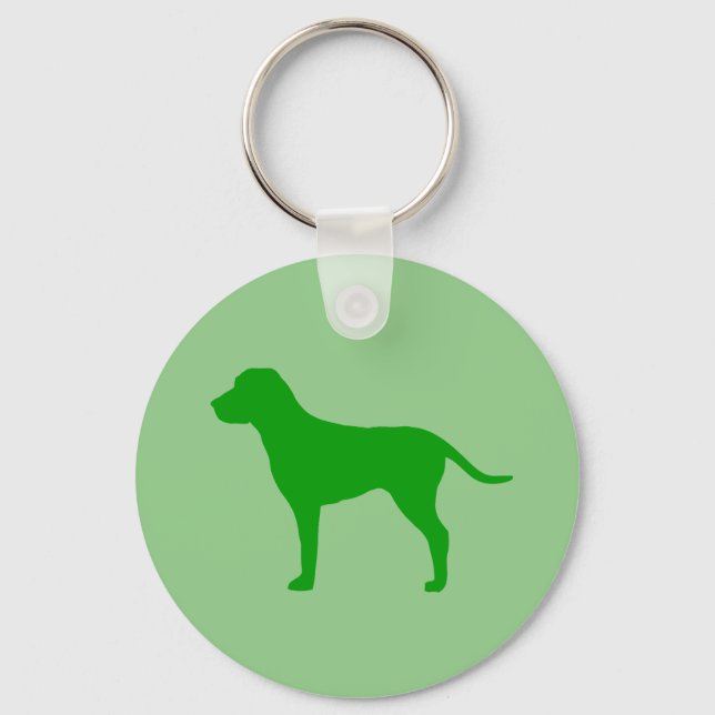 Chaveiro Cachorro Verde (Frente)
