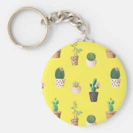 Chaveiro Cacto Suculento do Deserto Verde em Potes