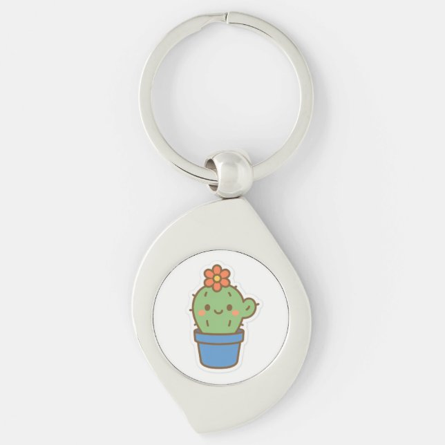 Chaveiro Cacto Whimsical (Frente)