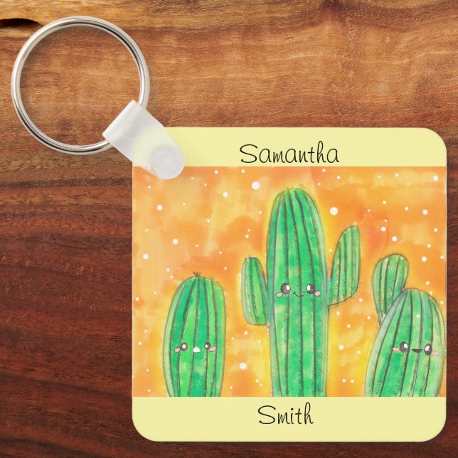 Chaveiro Cactus do deserto (Frente)