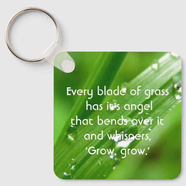 Chaveiro Cada Lâmina de Grass Quote Magnet (Frente)