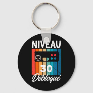 Chaveiro Cadeau Homme 30 Ans Anniversaire Gamer Niveau 30 H