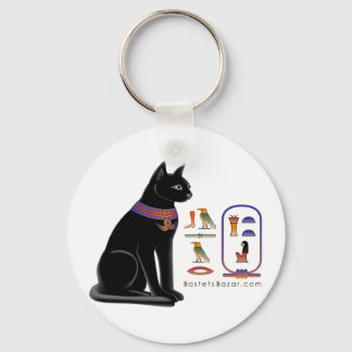 Chaveiro Cadeia-chave da Deusa de Gato Egípcia