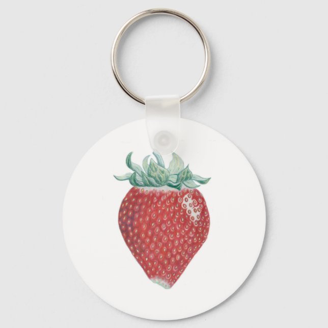 Chaveiro Cadeia-chave de Arte de Morango (Frente)