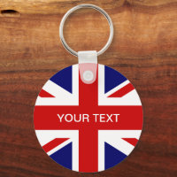 Cadeia-chave de bandeira britânica | design de ent