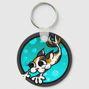CHAVEIRO CADEIA CHAVE DE CHAVE DE CHAVE DE GATO DE CARTOON