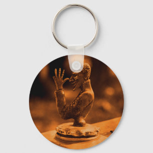 Chaveiro Cadeia-Chave de Ornamento de Capuchos Vintage