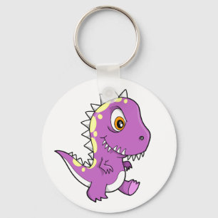Chaveiro Cadeia-Chave do Dinossauro Monstro Roxo