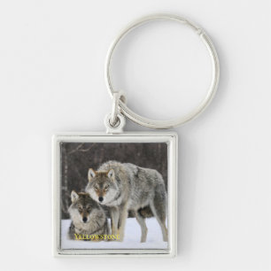 Chaveiro Cadeia-chave do Lobo Yellowstone