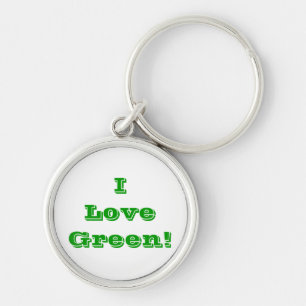 Chaveiro Cadeia-chave I Love Green