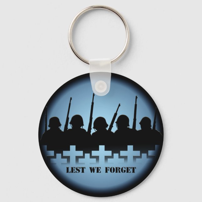 Chaveiro Cadeia-Chave Memorial da Guerra Para Não Esquecerm (Frente)