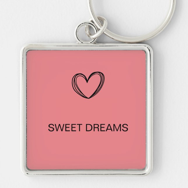 CHAVEIRO CADEIA-CHAVE MÍNIMA DO SONHO DO CORAÇÃO DOCE ROWN (Frente)