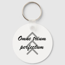 Chaveiro Cadeia-chave "Omne trium perfectum"