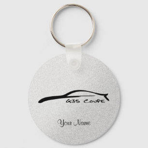 Chaveiro Cadeia-chave Silhouette de Coupe G35 (Prata)