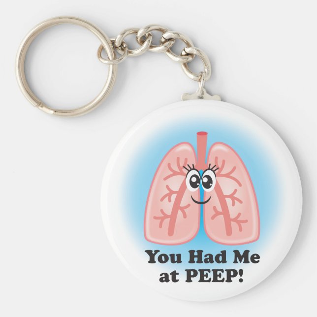 Chaveiro Cadeia-chave terapêutica respiratória (Frente)