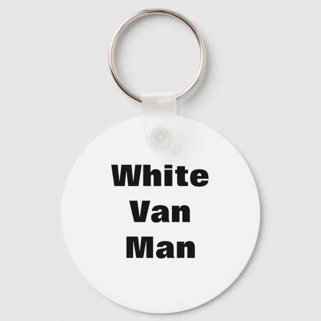 Chaveiro Cadeia-chave White Van Man Mug (Frente)
