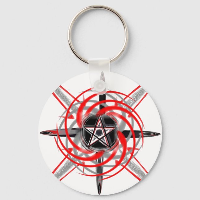 Chaveiro Cadeia de Chave Branca do FireStar (Frente)