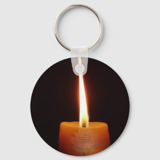 Chaveiro Cadeia de Chave Budista SGI com a Vela de Lotus e