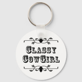 Chaveiro CADEIA DE CHAVE Clássica Cowgirl ~ Personalizável