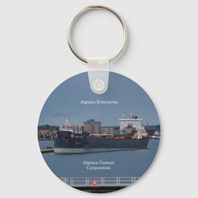 Chaveiro Cadeia de chave de Algoma Enterprise (Frente)