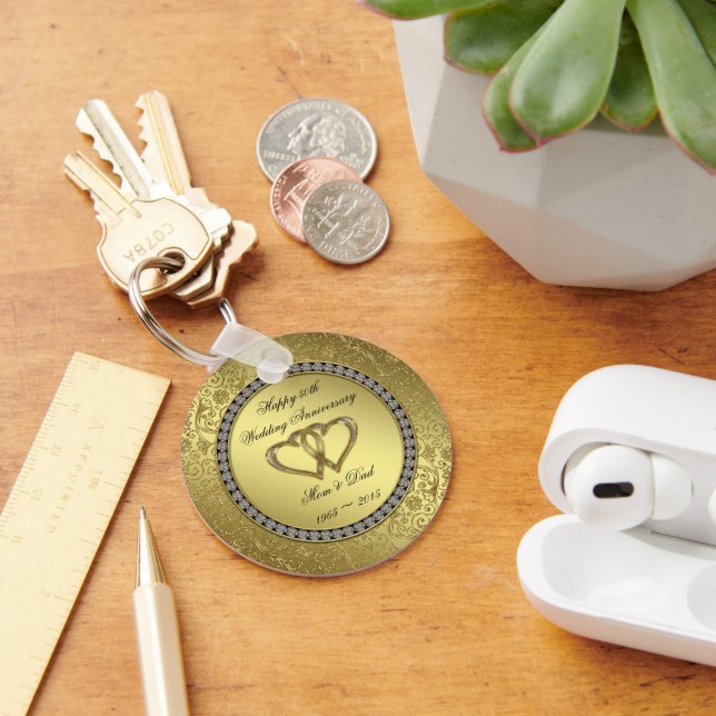 Chaveiro Cadeia de Chave de Aniversário de Casamento de Our (Mesa)