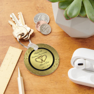 Chaveiro Cadeia de Chave de Aniversário de Casamento de Our