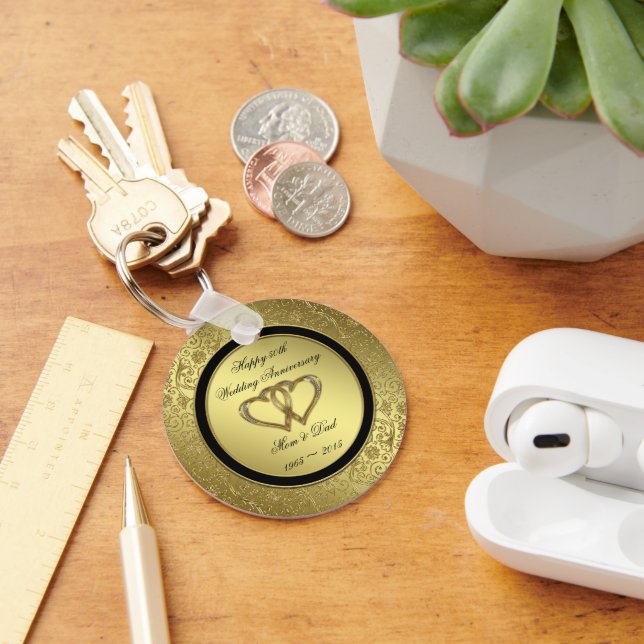 Chaveiro Cadeia de Chave de Aniversário de Casamento de Our (Mesa)