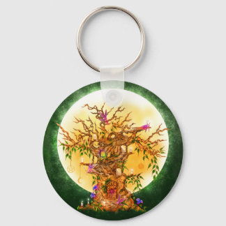 Chaveiro Cadeia de Chave de Árvore de Faerie Encantada