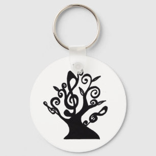 Chaveiro Cadeia de Chave de Árvore Musical