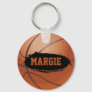 Chaveiro Cadeia de Chave de Basquete da Margie Grunge / Tel