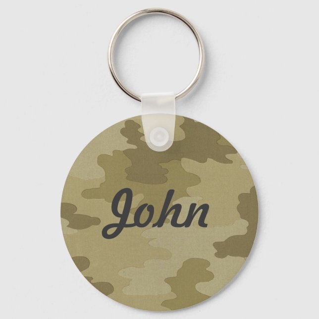 Chaveiro Cadeia de Chave de Camuflagem de Luz Personalizada (Frente)