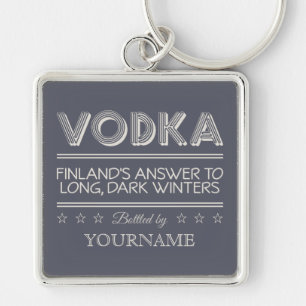 Chaveiro Cadeia de chave de cor personalizada VODKA