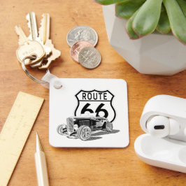 Chaveiro Cadeia de chave de Design da rota 66