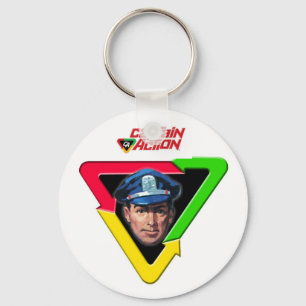 Chaveiro Cadeia de Chave de Emblema CA Clássica