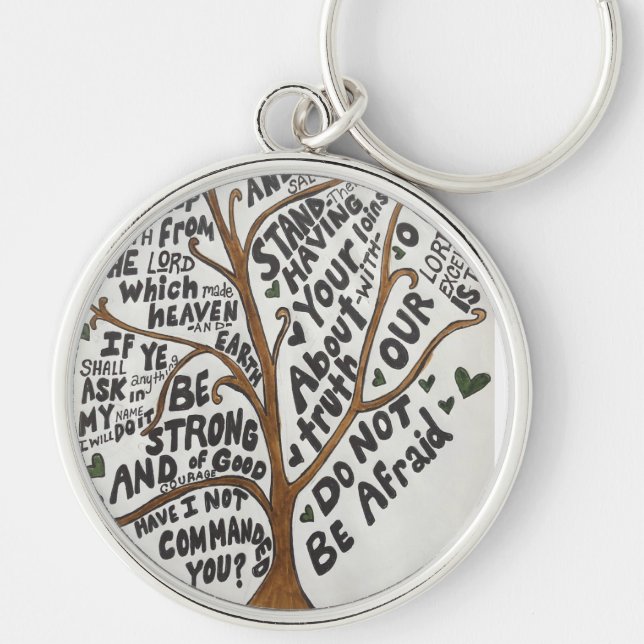 Chaveiro Cadeia de Chave de Fé (Frente)