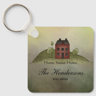 Chaveiro Cadeia de Chave de Nome Personalizado do Home Swee