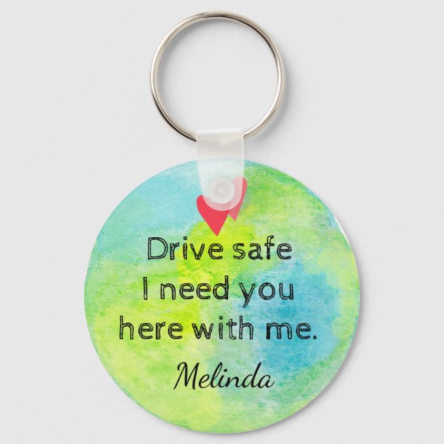 Chaveiro Cadeia De Chave De Nome Personalizado Para Marido/ (Frente)