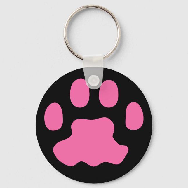 Chaveiro Cadeia de Chave de Paw Cat (Frente)