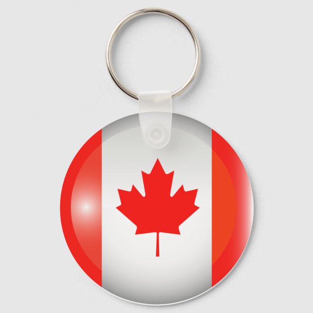 Chaveiro Cadeia de Chave de Sinalizador do Canadá (Frente)