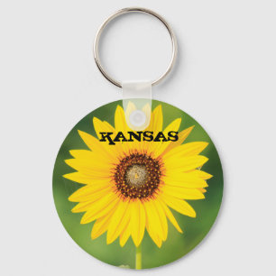 Chaveiro Cadeia de Chave de Sunflower Selvagem do Kansas