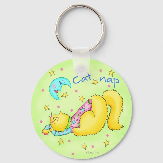 Chaveiro Cadeia de Chave do Cat Nap (Frente)