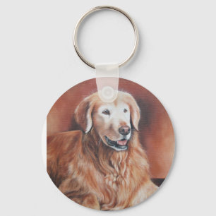 Chaveiro Cadeia de Chave do Retriever de ouro