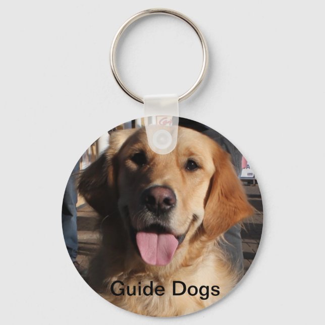 Chaveiro Cadeia de Chave dos Cães-guia (Frente)
