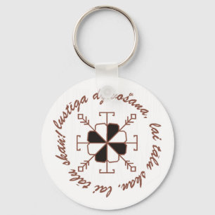 Chaveiro Cadeia de chave letã