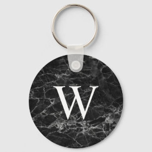 Chaveiro Cadeia de Chave Personalizada Inicial do Marble Pr